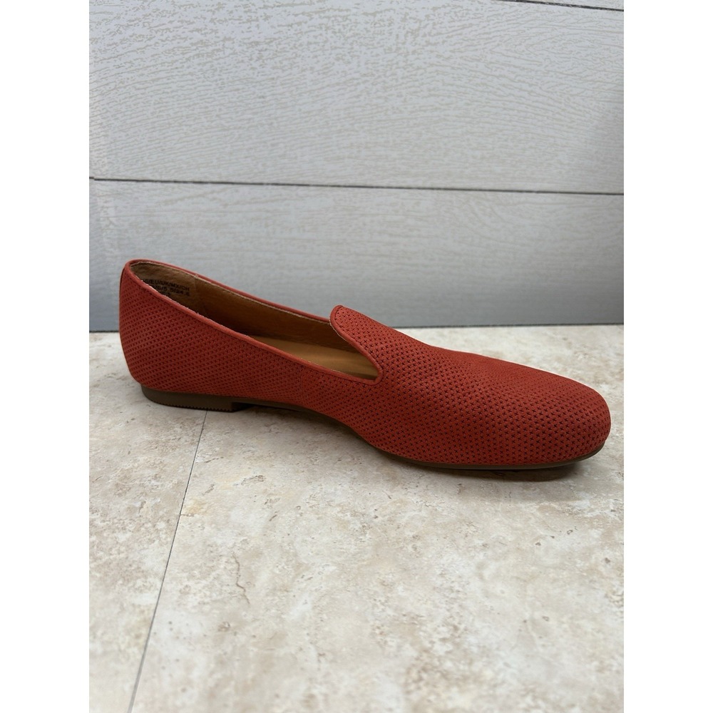 Gentle Souls by Kenneth Cole Women's Eugene 2 Perf Loafer Flat Size 8 Persimmon - Picture 2 of 11
